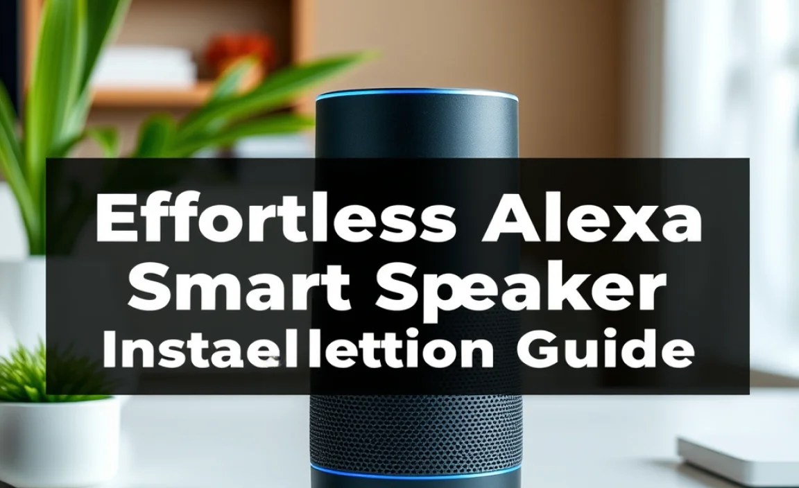 Effortless Alexa Smart Speaker Installation Guide