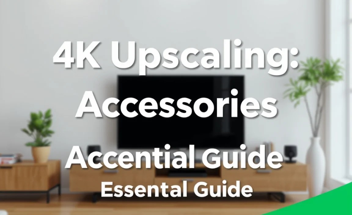 Essential 4K Upscaling Accessories