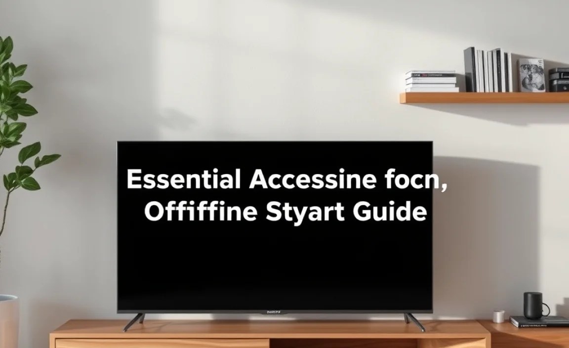 Essential Accessories for an Offline Smart TV