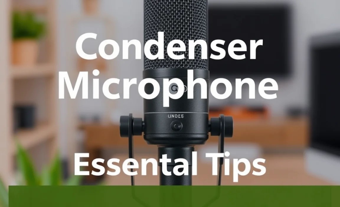 Essential Condenser Microphone Tips for Beginners