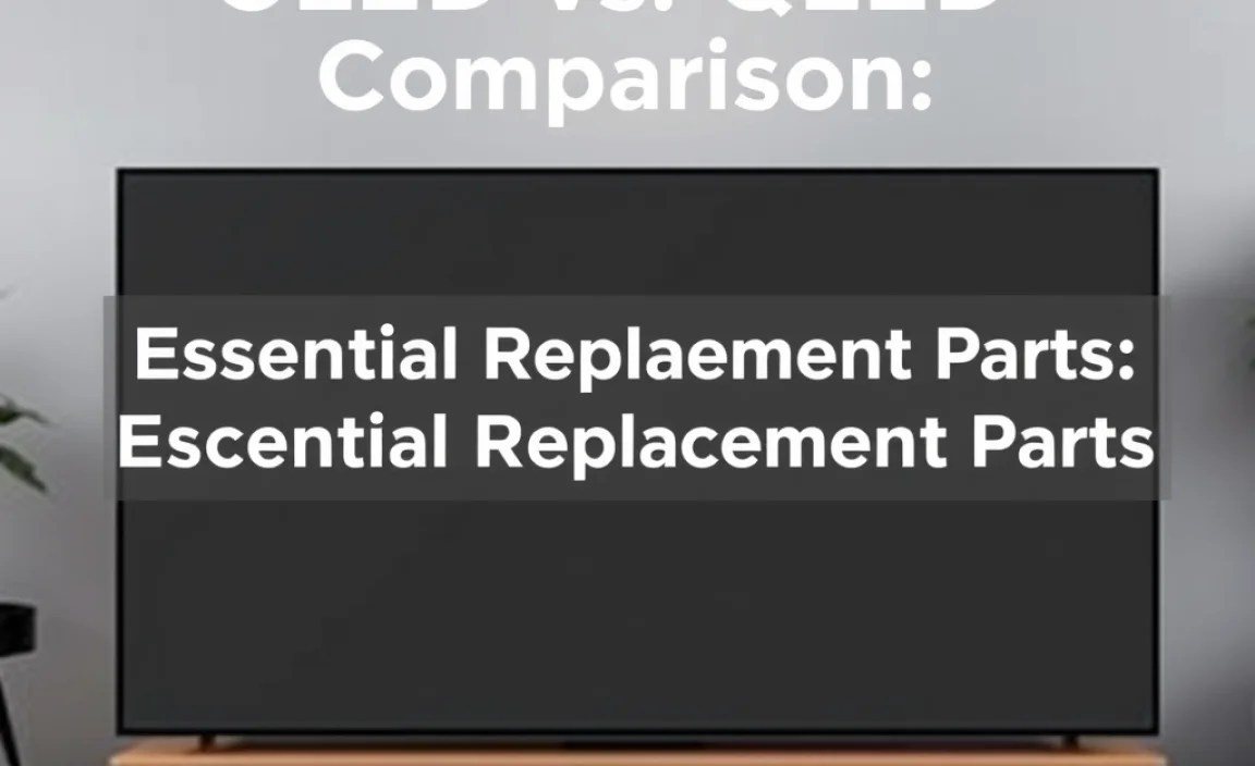Essential Replacement Parts for OLED and QLED TVs