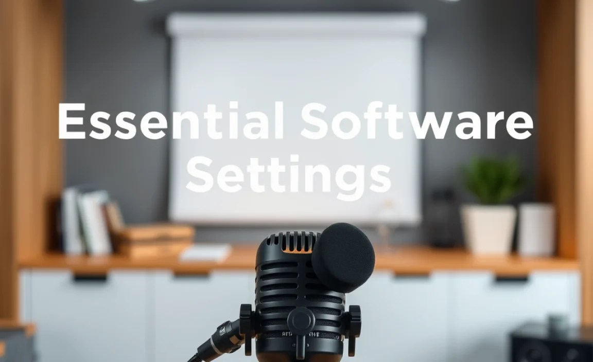 Essential Software Settings for Your Microphone