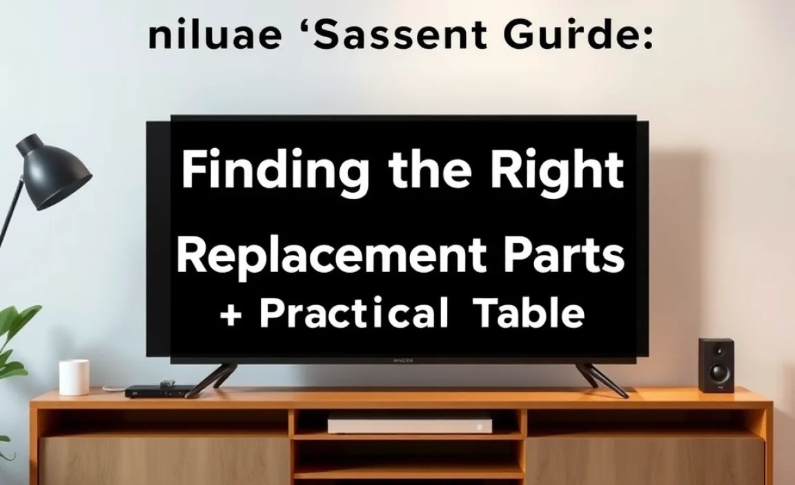Finding the Right Replacement Parts: A Practical Table