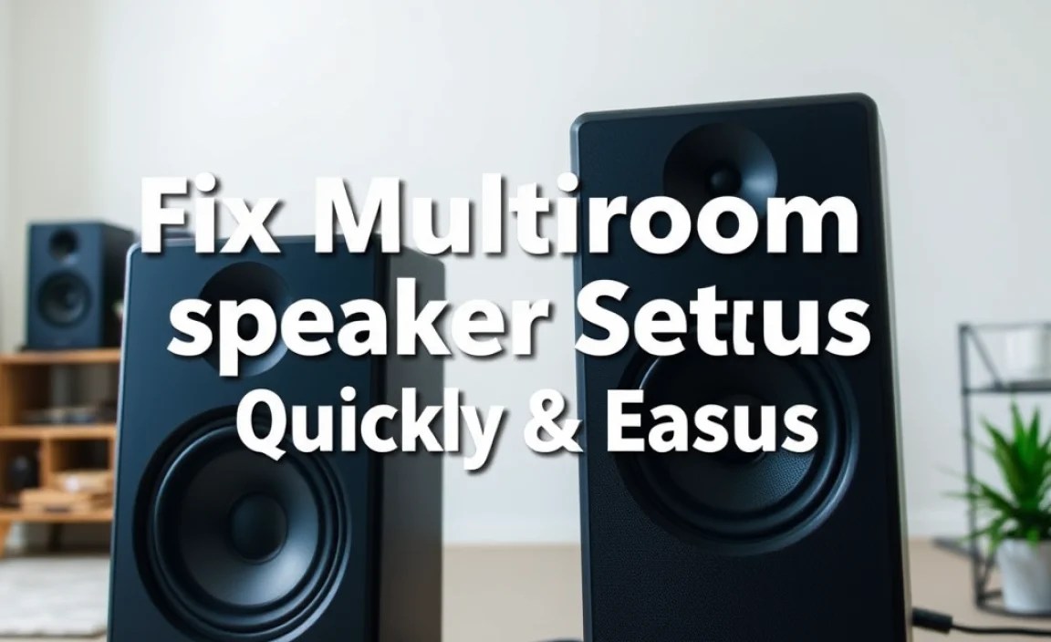 Fix Multiroom Speaker Setup Issues Quickly & Easily!