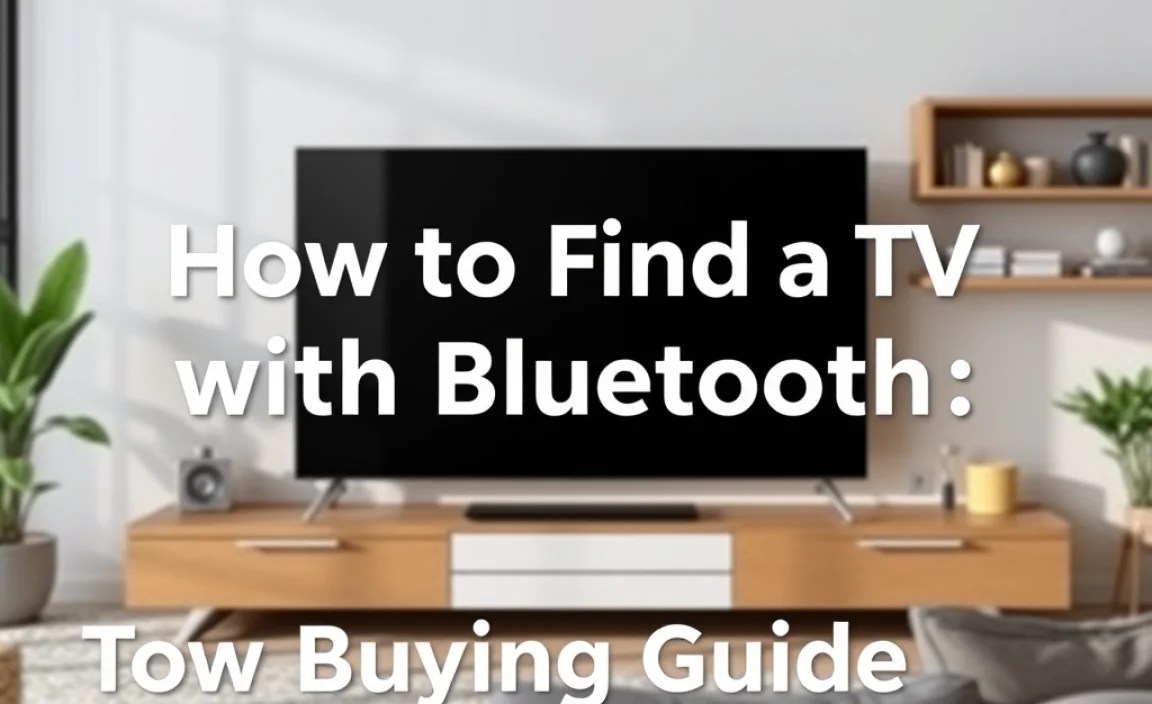 How to Find a TV with Bluetooth: A Step-by-Step Guide