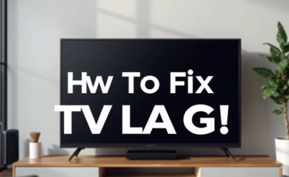 How To Fix Tv Lag Explained: Simple Solutions Inside!