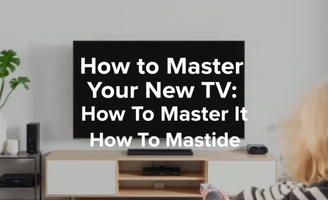 How to Master Your New TV: A Step-by-Step Guide