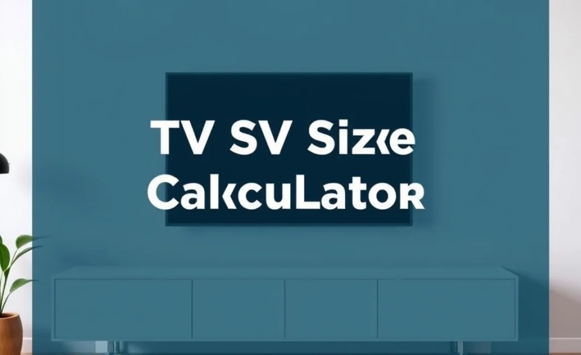 Introducing the TV Size Calculator