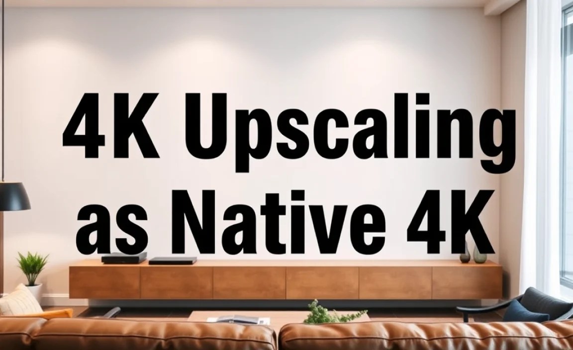 Is 4K Upscaling the Same as Native 4K Content?