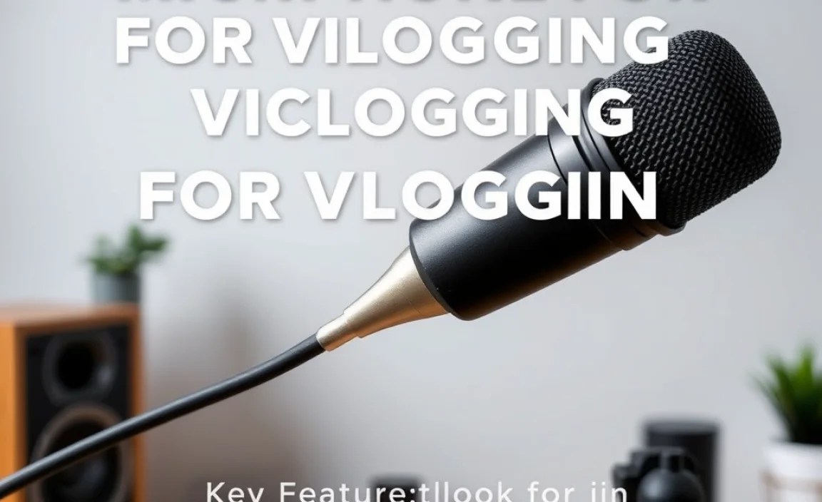 Key Features to Look for in a Vlogging Microphone
