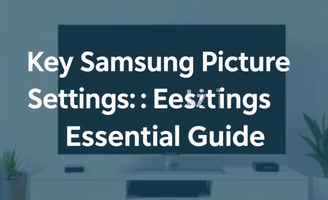 Key Samsung TV Picture Settings Explained