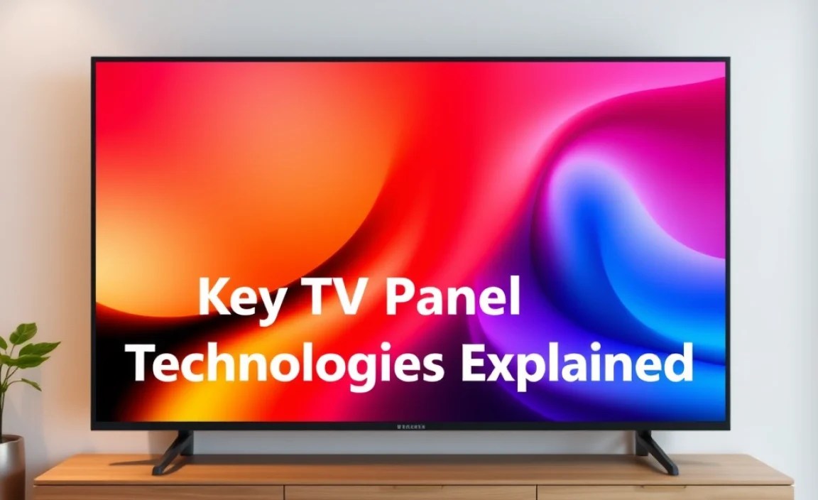 Key TV Panel Technologies Explained