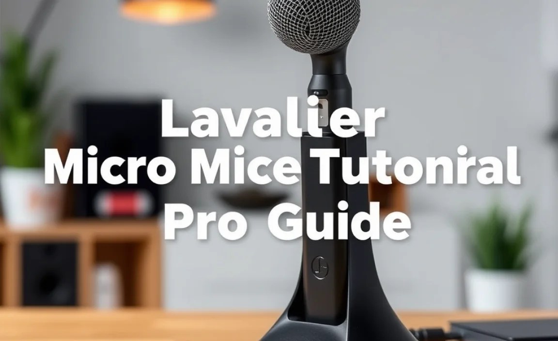 Lavalier Microphone Tutorial: Pro Guide