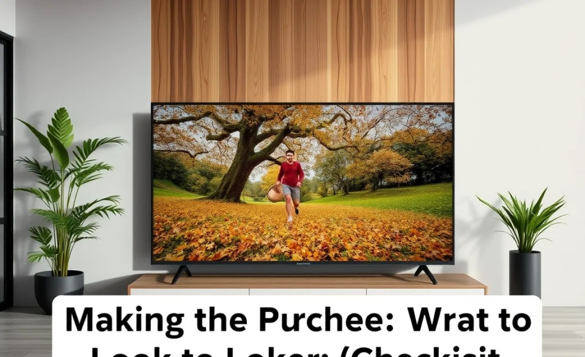 Making the Purchase: What to Look For (Checklist)