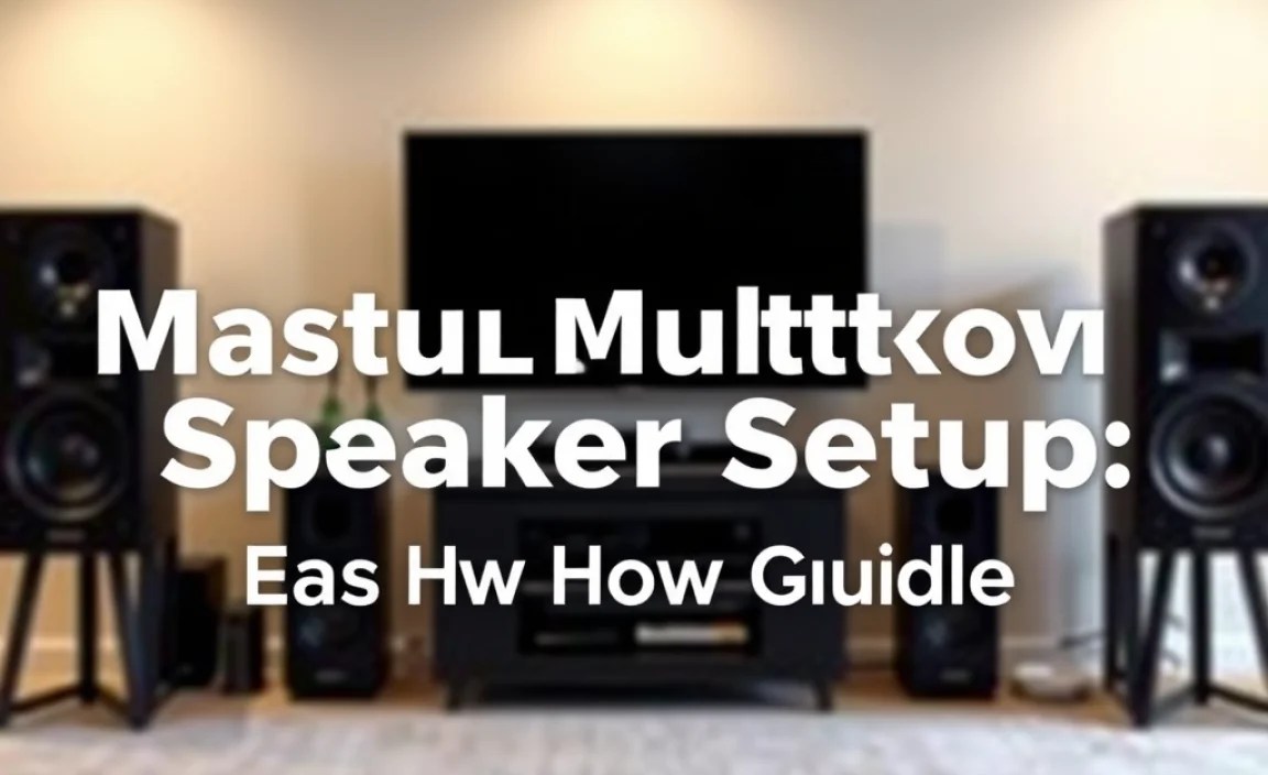 Master Multiroom Speaker Setup: Easy How-To Guide