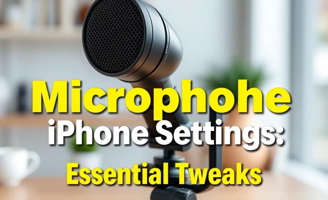 Microphone for iPhone Settings: Essential Tweaks