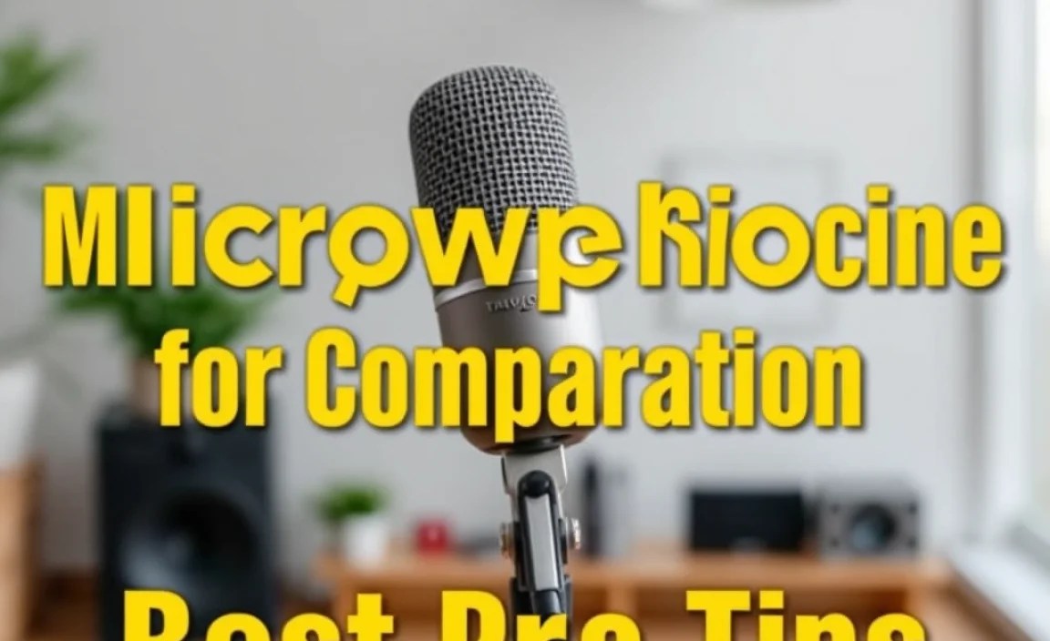 Microphone for Singing Comparison: Best Pro Tips