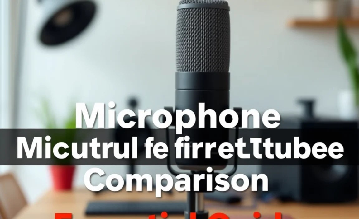 Microphone for YouTube Comparison: Essential Guide