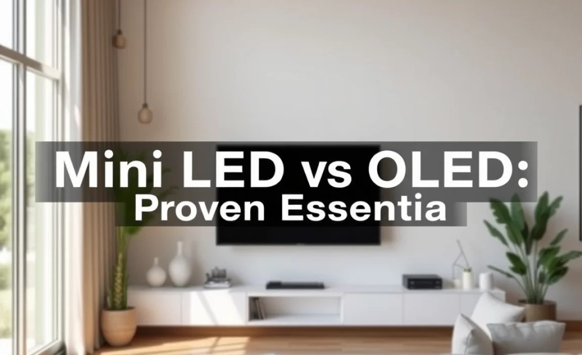 Mini LED vs OLED: Proven Essential