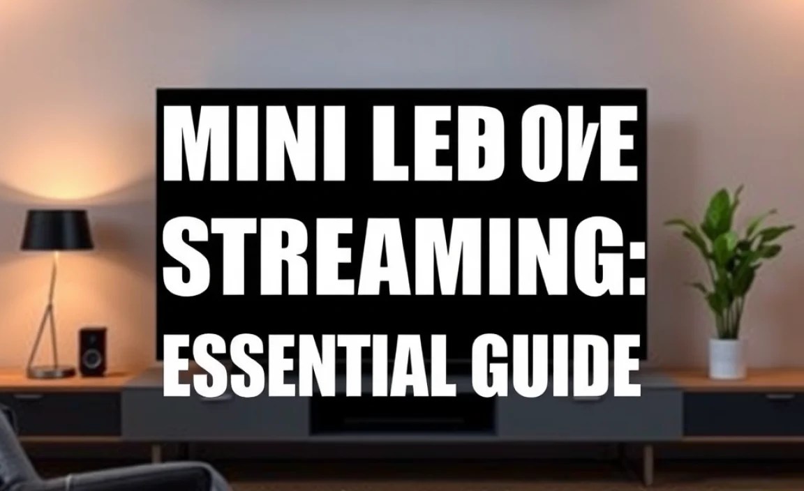 Mini LED vs OLED Streaming: Essential Guide