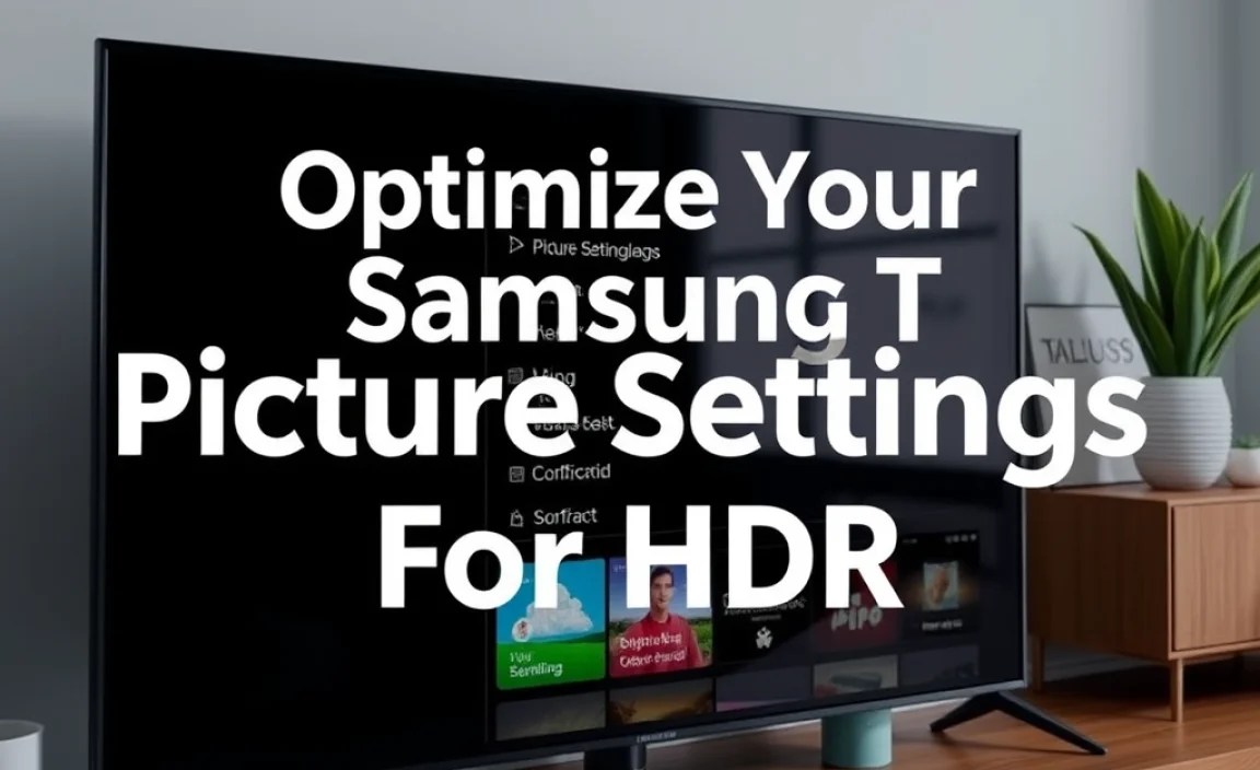 Navigating Picture Settings Menu