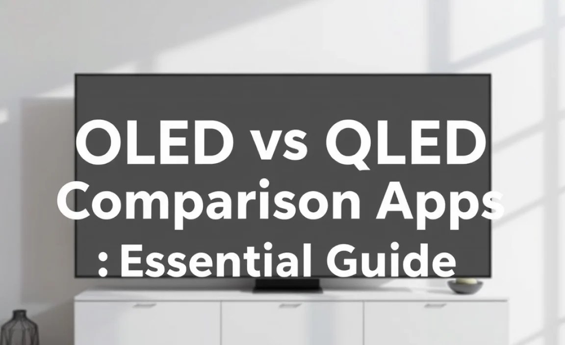OLED vs QLED Comparison Apps: Essential Guide