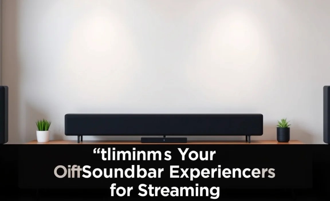 Optimizing Your Soundbar Experience for Streaming