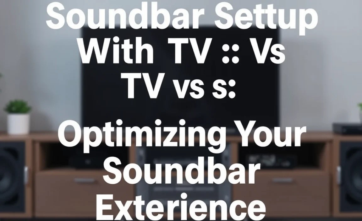 Optimizing Your Soundbar Experience