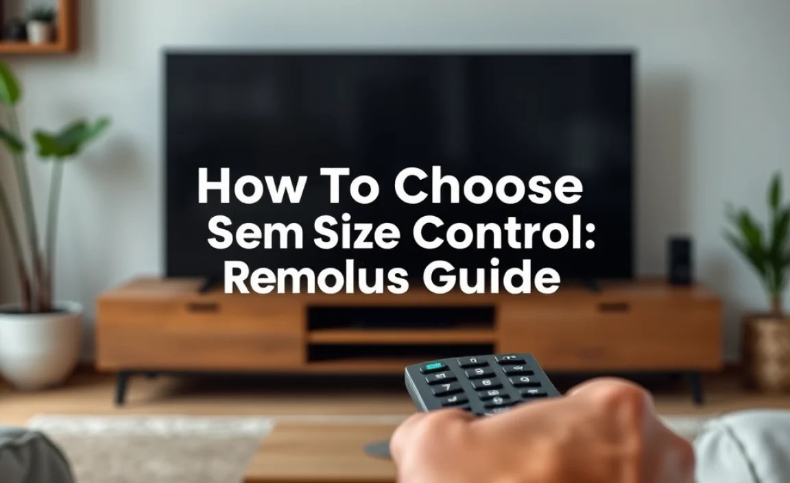 Practical Steps to Choosing Your Ideal Remote