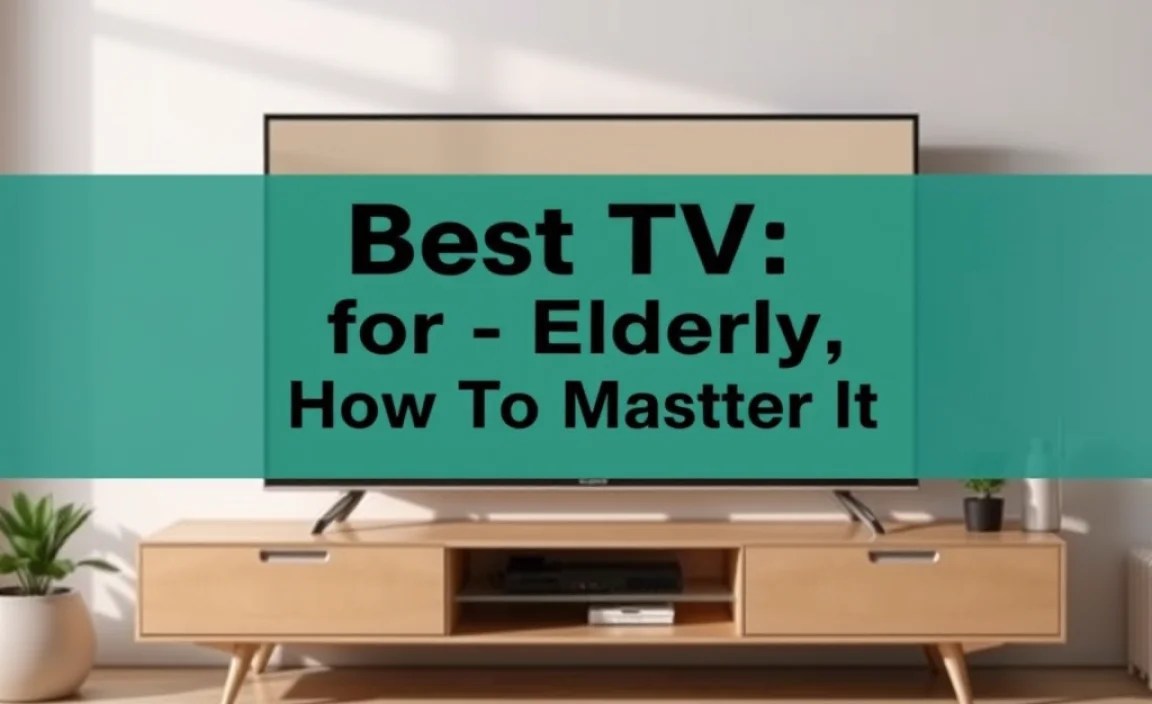 Recommended TV Models/Types for Elderly Users