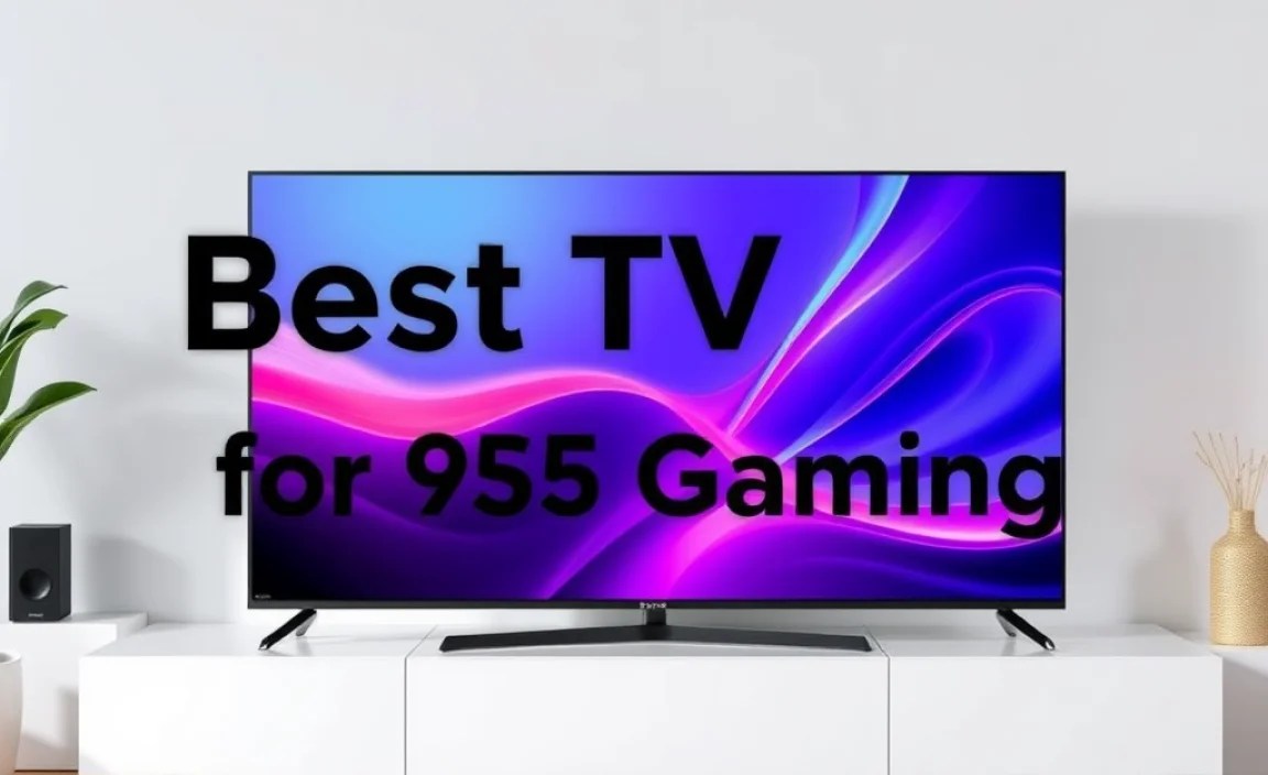 Recommended TV Types for PS5 Gaming (Examples)