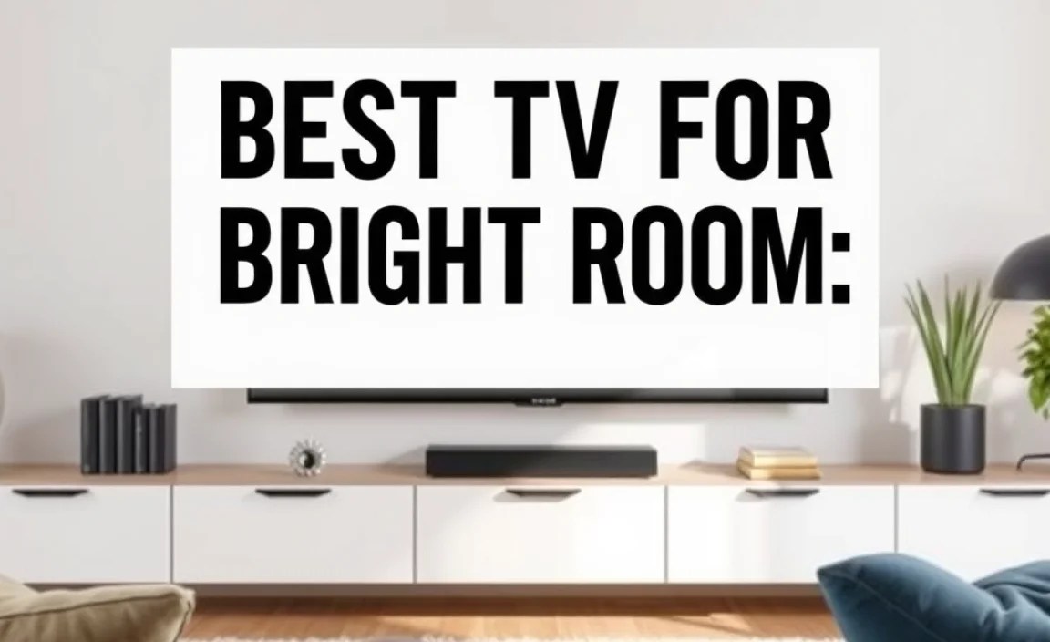 Recommended TVs for Bright Rooms (Examples)