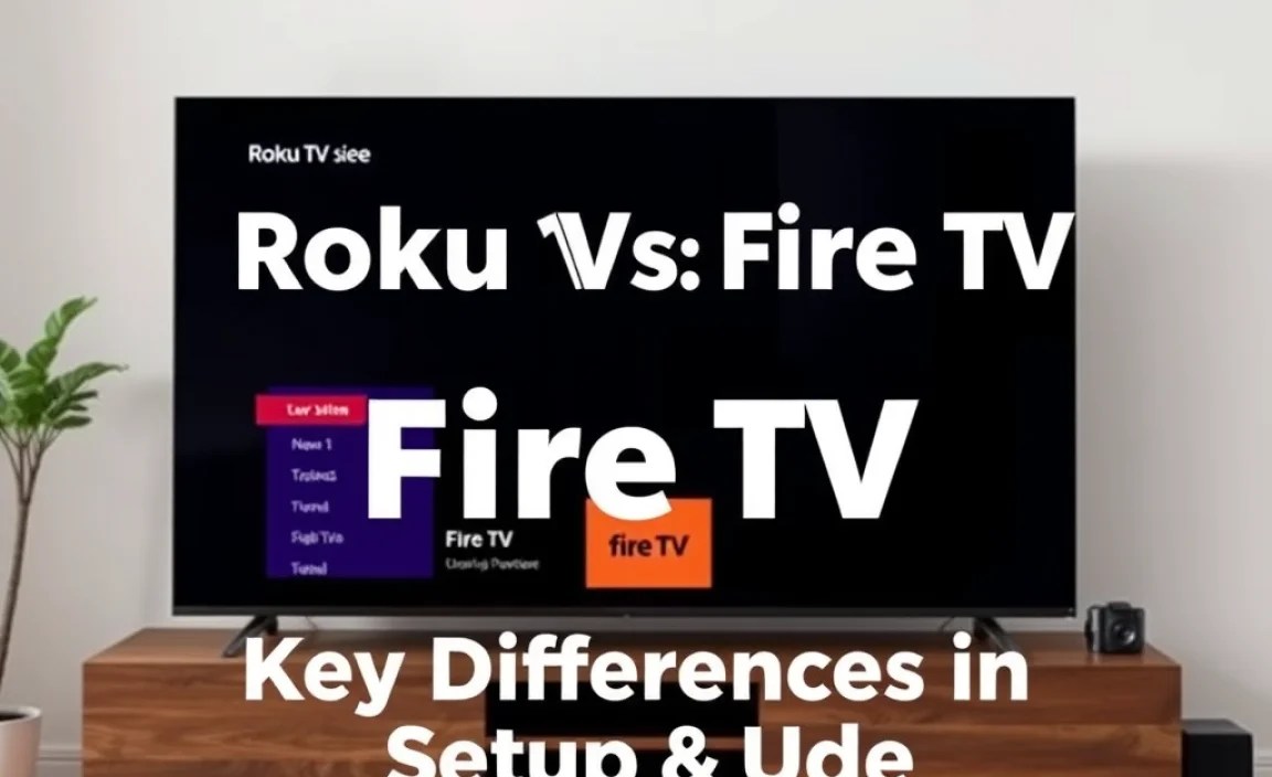 Roku TV vs Fire TV: Key Differences in Setup & Use