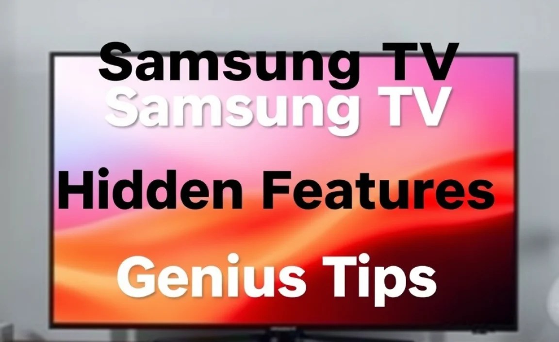 Samsung TV Hidden Features Guide: Genius Tips