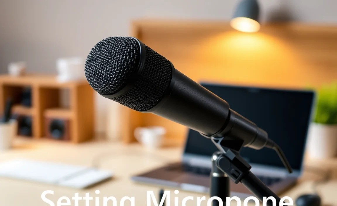 Setting Up Your Microphone with Your Mac