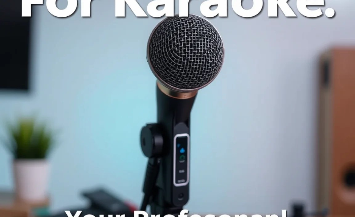 Setting Up Your Professional Karaoke Microphone
