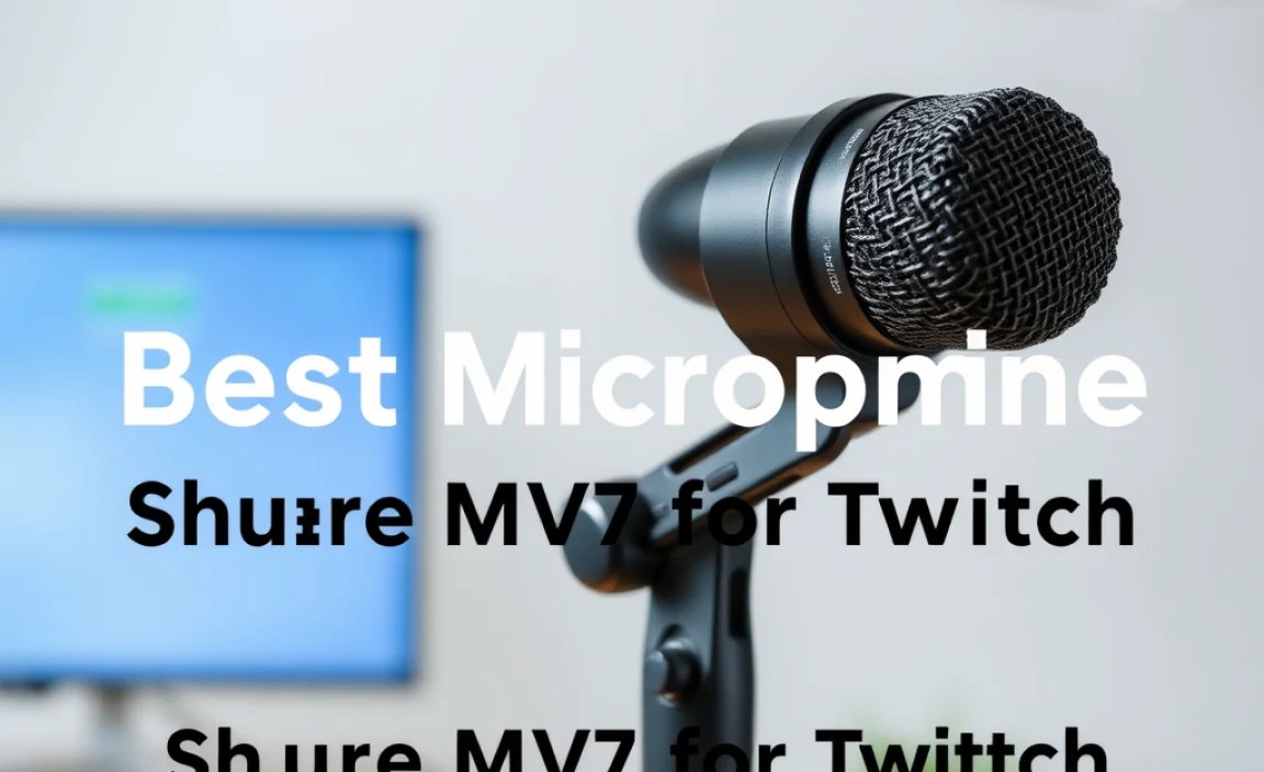 Setting Up Your Shure MV7 for Twitch