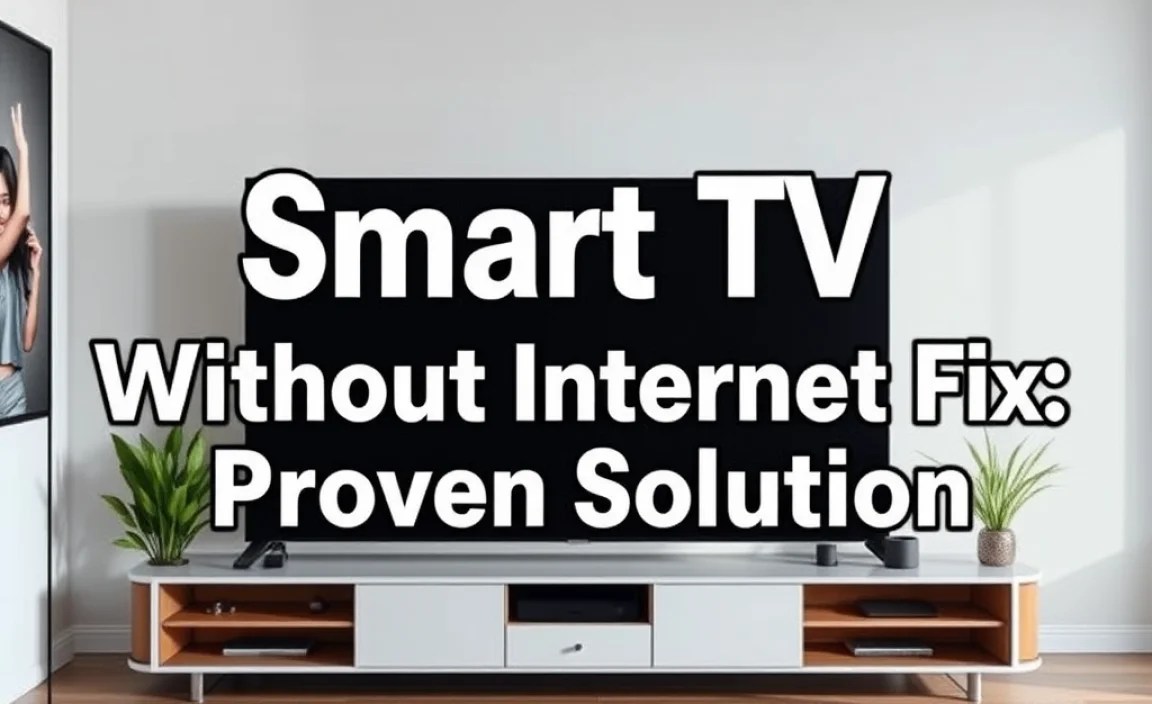 Smart TV Without Internet Fix: Proven Solution