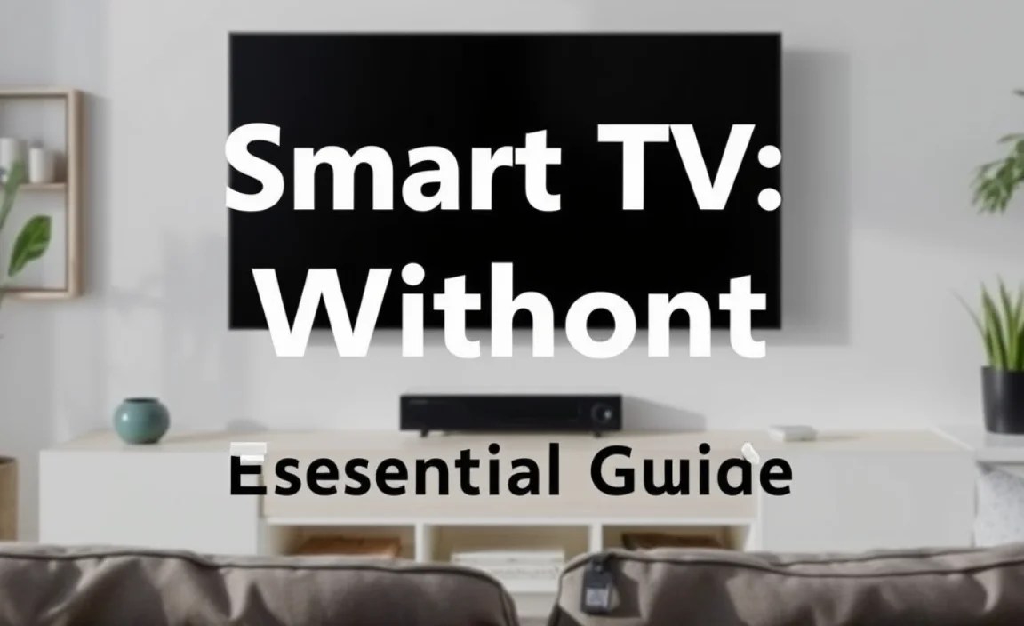 Smart TV Without Internet Streaming: Essential Guide