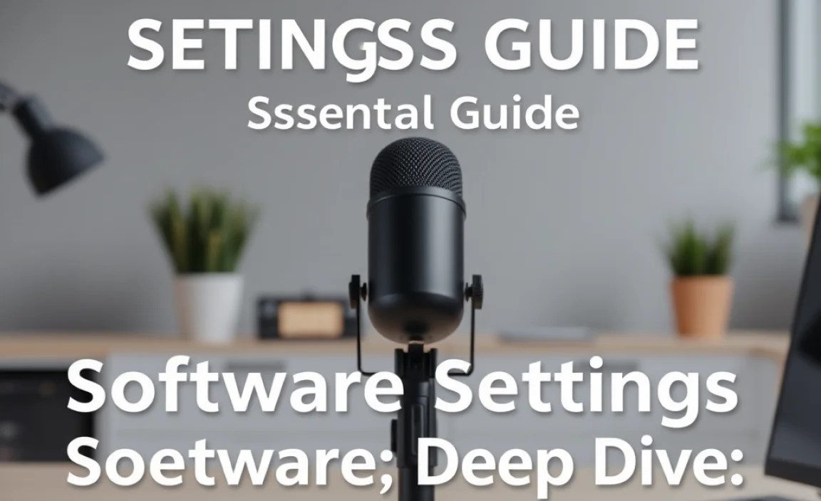 Software Settings Deep Dive: By Application