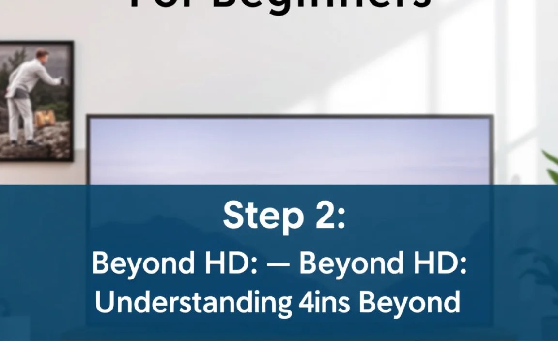Step 2: Resolution – Beyond HD: Understanding 4K and Beyond