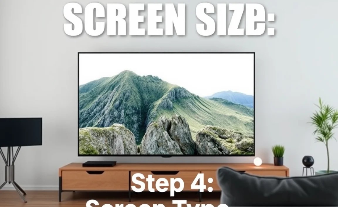 Step 4: Screen Type and Aspect Ratio