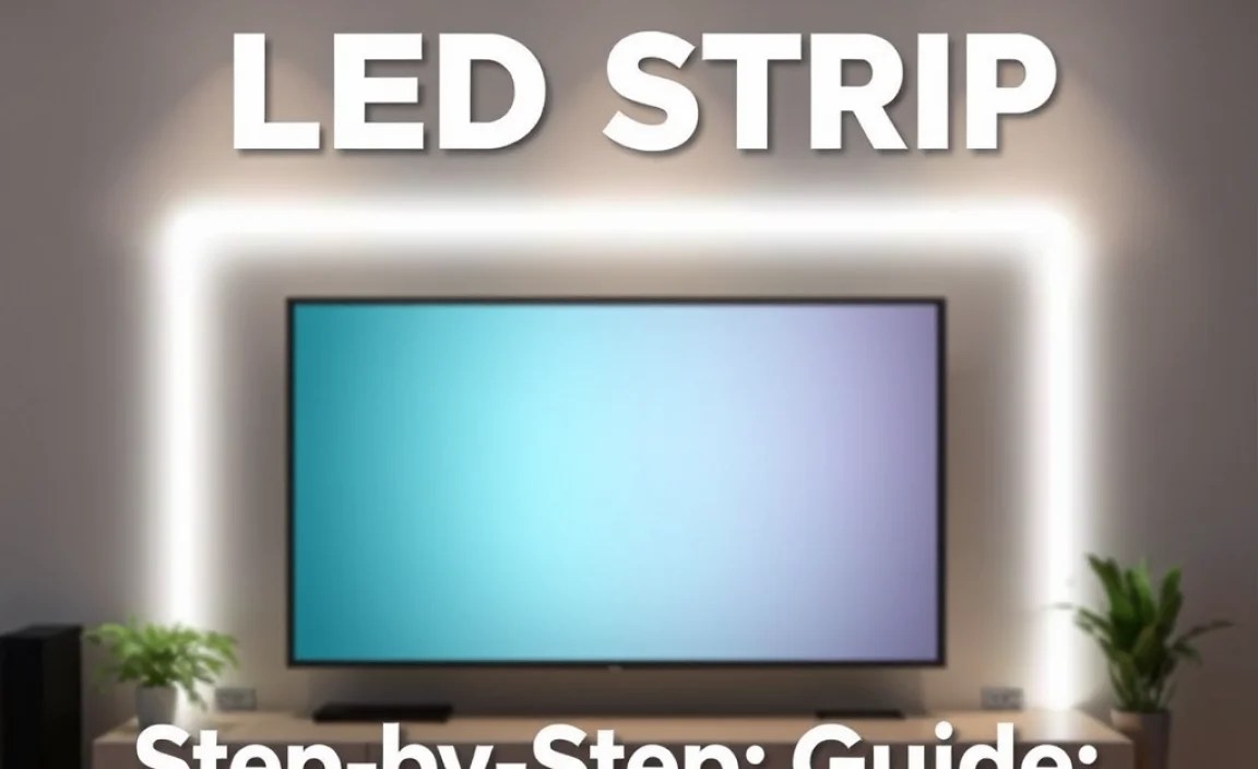 Step-by-Step Guide: Mounting Your TV Backlight LED Strip