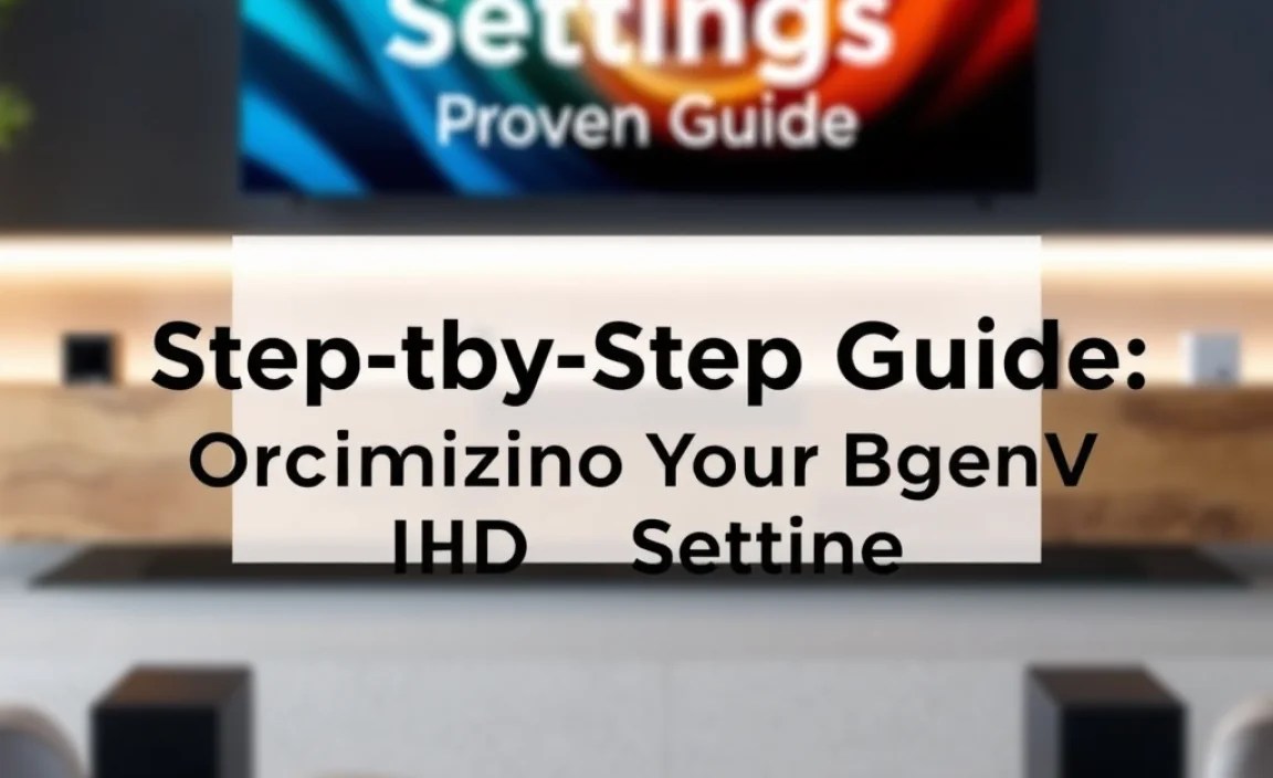 Step-by-Step Guide: Optimizing Your TV Sound Settings