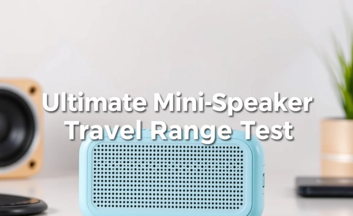 Step-by-Step Guide to mini speaker for travel range test