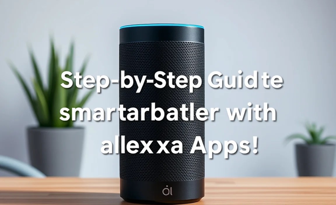 Step-by-Step Guide to smart speaker with alexa apps