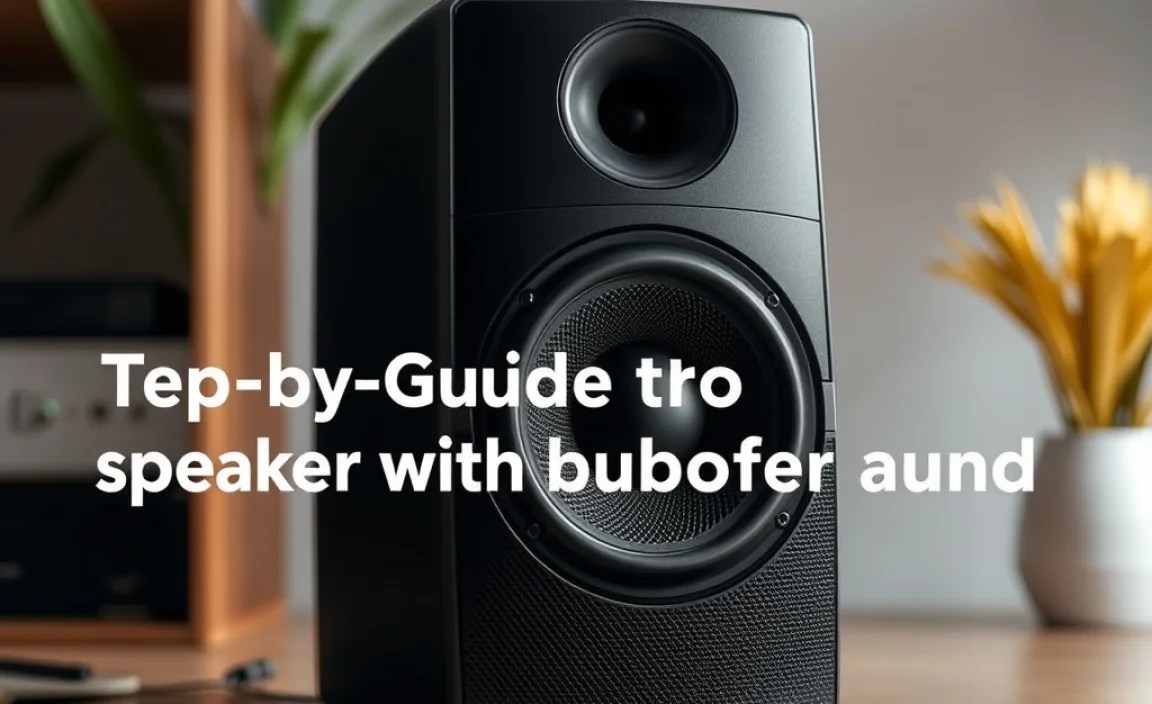 Step-by-Step Guide to speaker with subwoofer apps