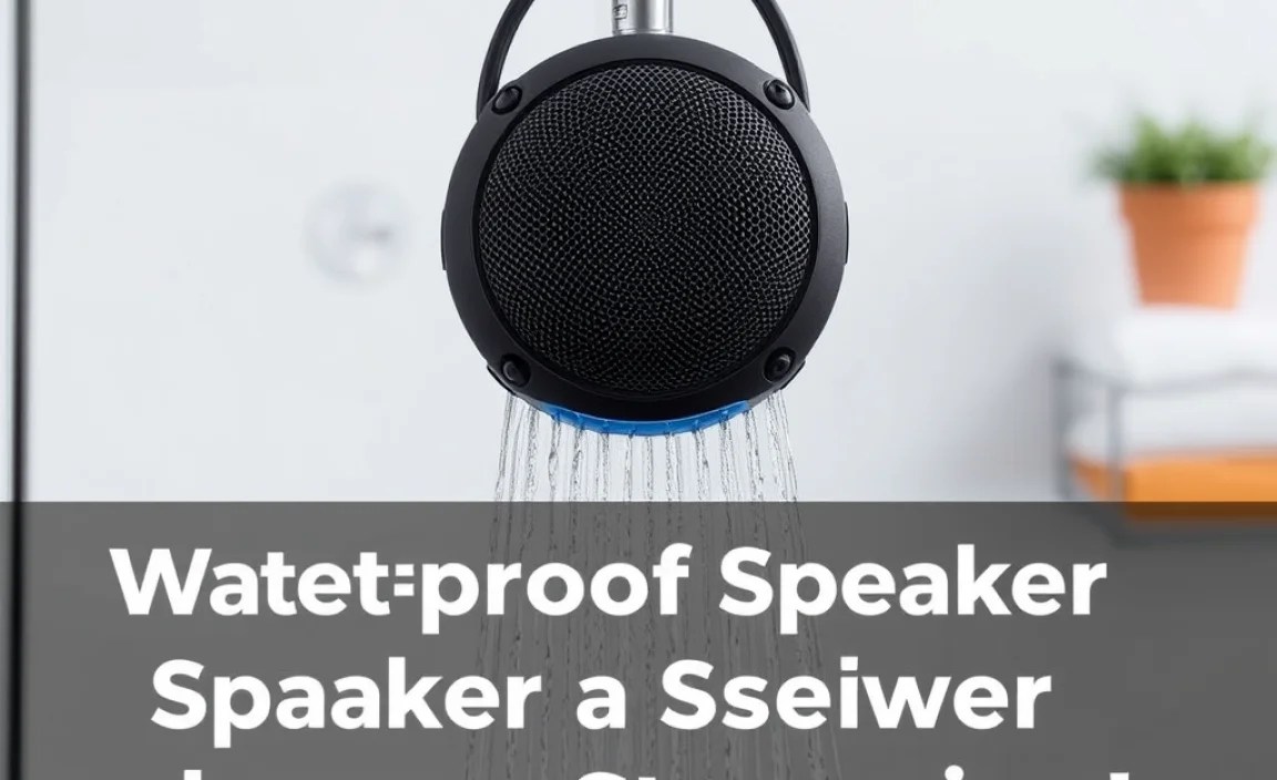 Step-by-Step Guide to Using a Waterproof Speaker for Shower Streaming