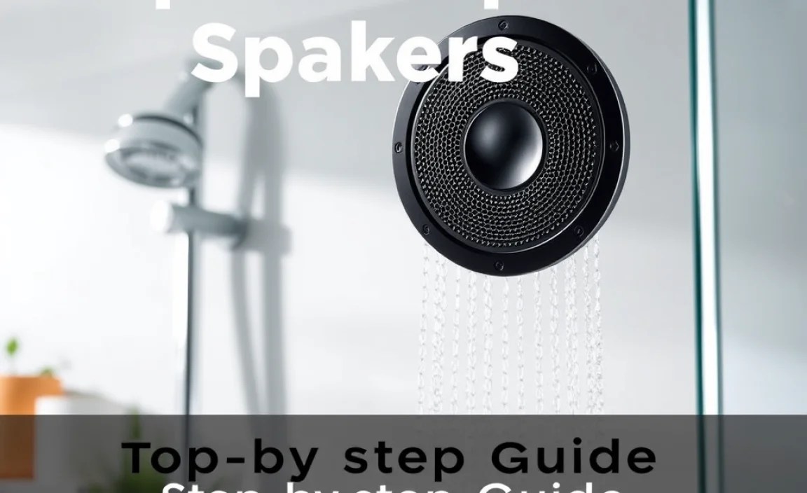 Step-by-Step Guide to waterproof speaker for shower installation