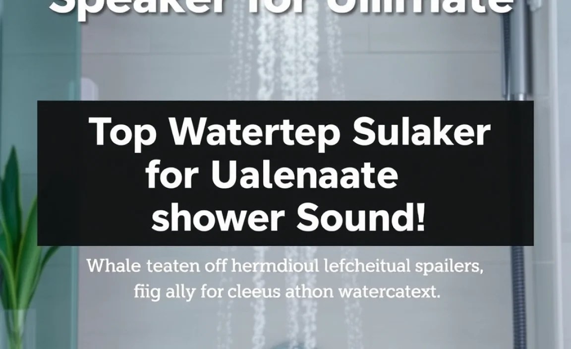 Step-by-Step Guide to Waterproof Speaker for Shower Mounting